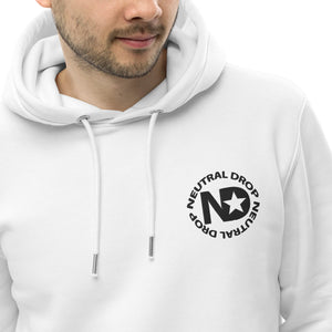 Embroidered Neutral Drop Logo Unisex essential eco hoodie