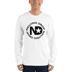 Neutral Drop Logo front / What's It Got Stuntman Back Long sleeve t-shirt