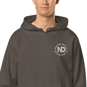 Unisex pigment-dyed hoodie