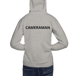 Neutral Drop Hoodie W/Cameraman On Back
