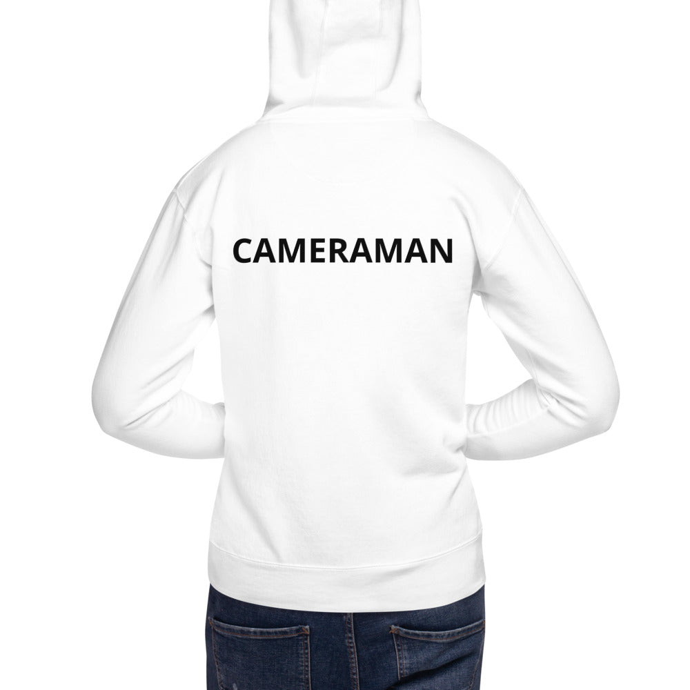 Neutral Drop Hoodie W/Cameraman On Back