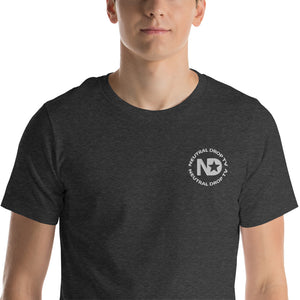 Neutral Drop Logo on Front/Neutral Dropper For Life on Back Unisex t-shirt