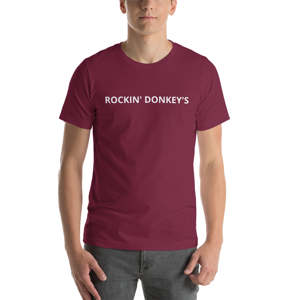 Rockin' Donkey's Neutral Drop Tee W/Logo on Back T-Shirt
