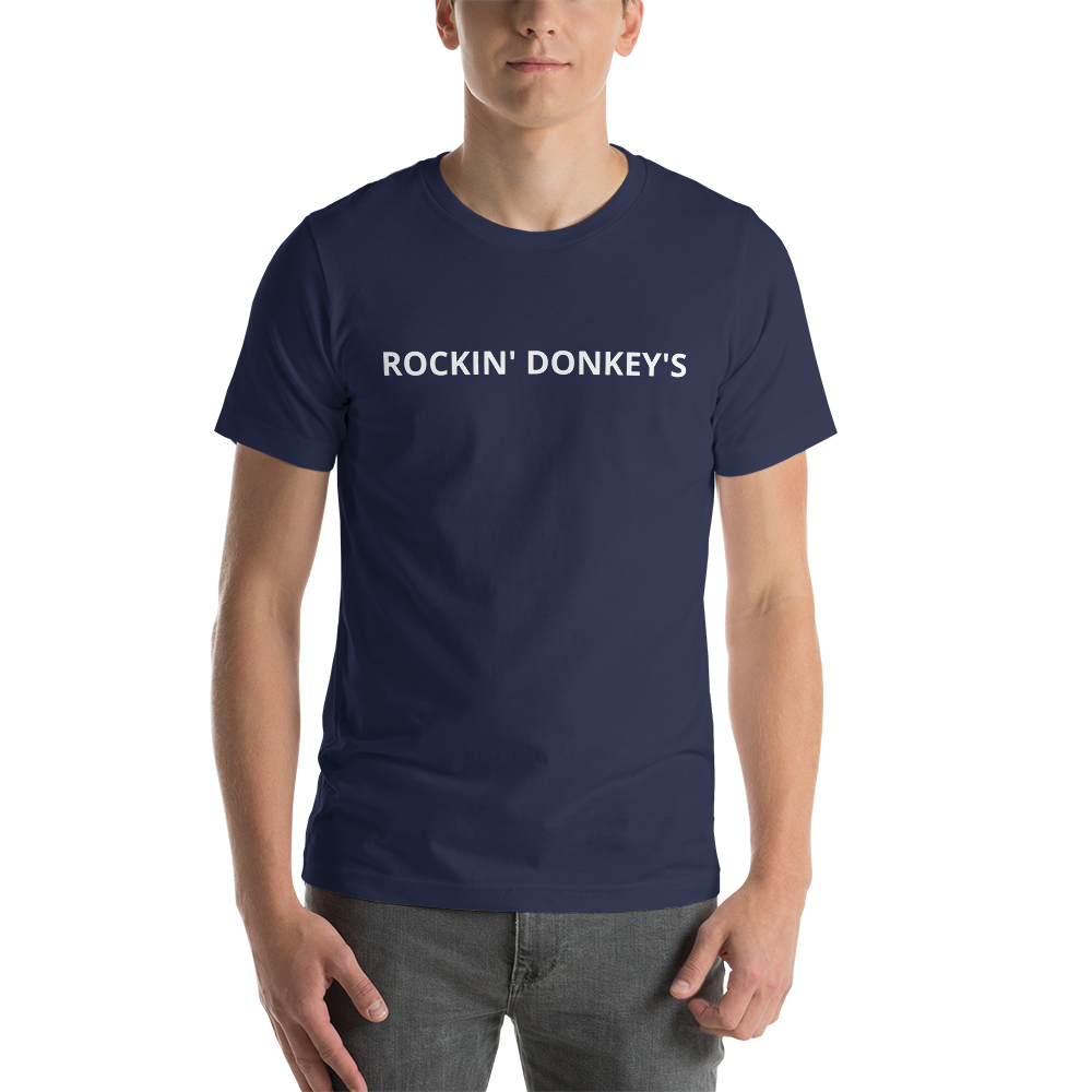 Rockin' Donkey's Neutral Drop Tee W/Logo on Back T-Shirt