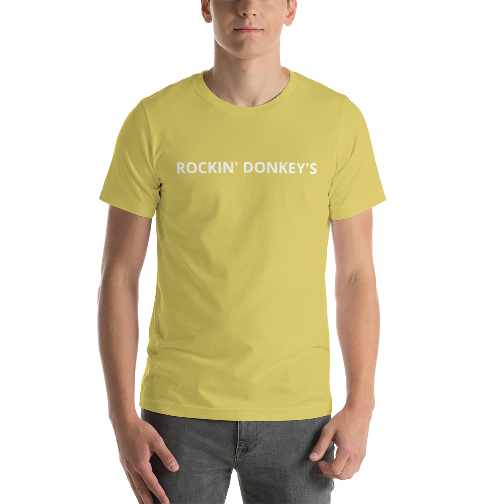 Rockin' Donkey's Neutral Drop Tee W/Logo on Back T-Shirt