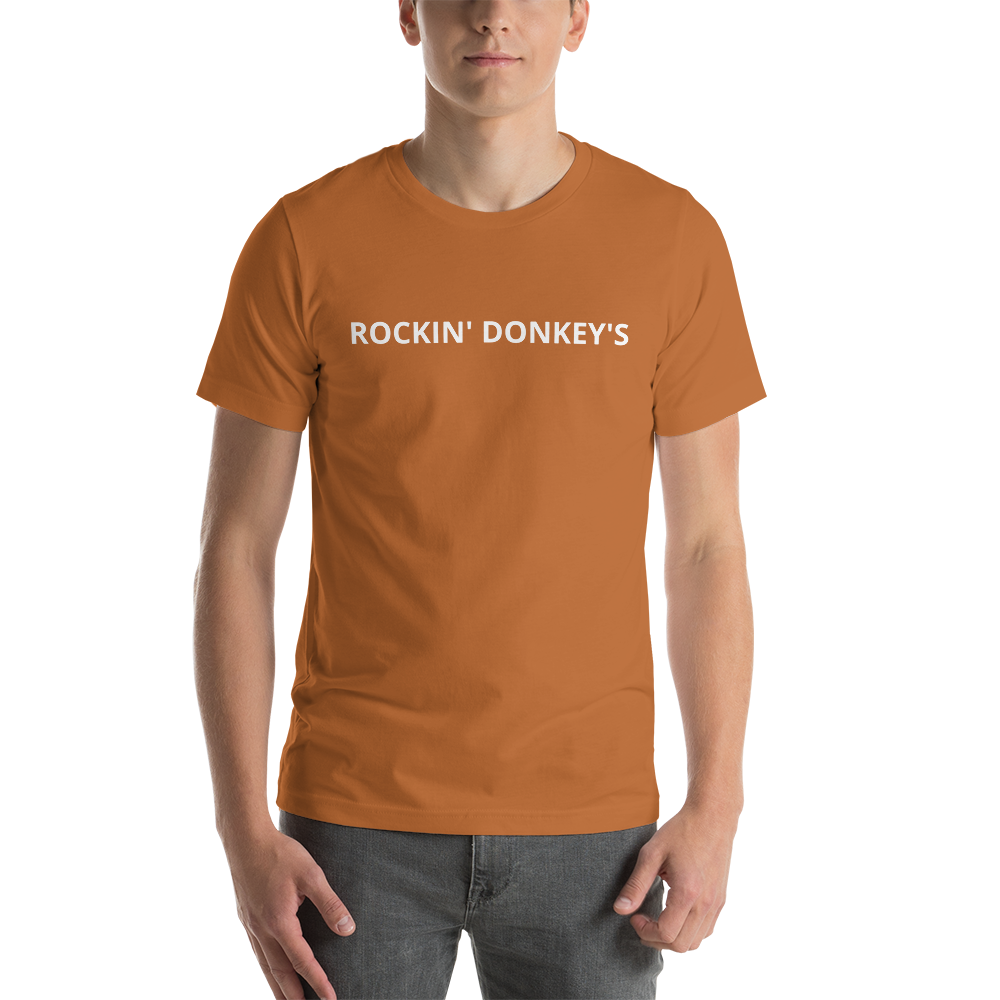 Rockin' Donkey's Neutral Drop Tee W/Logo on Back T-Shirt