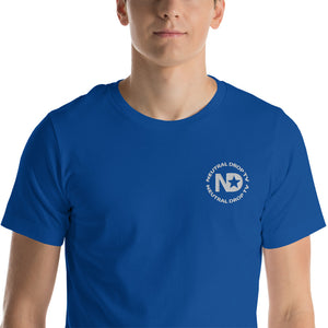Neutral Drop Logo on Front/Neutral Dropper For Life on Back Unisex t-shirt