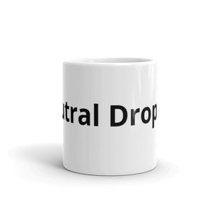 Neutral Dropper White glossy mug