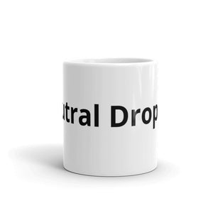 Neutral Dropper White glossy mug