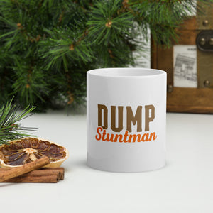 Dump Stuntman White glossy mug