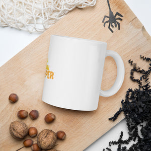 I'm a Neutral Dropper White glossy mug