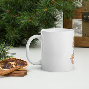 Get Ova Here! White glossy mug
