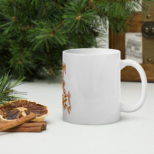Get Ova Here! White glossy mug