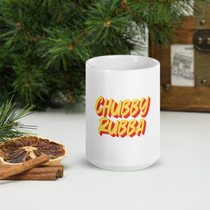 Chubby Rubba White glossy mug