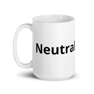 Neutral Dropper White glossy mug