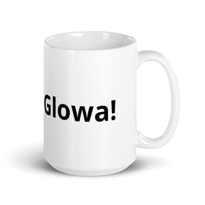 She's A Glowa! White glossy mug